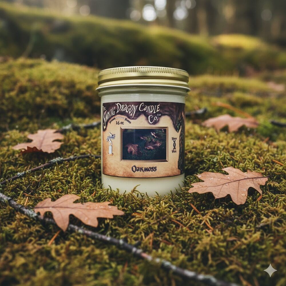 Oakmoss - 16 oz Coconut Wax Candle